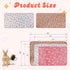 YUEPET 3 Pack Waterproof Guinea Pig Blankets, Washable Fleece Cage Liners, Warm Flannel Throw for Small Animals 48"×24"