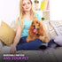Soft Bristle Dog Brush for Short Haired Cats or Dogs - Firm Bristles for Dust, Dirt, and Loose Fur