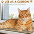 4 Pieces Cat Scratcher Mat Sisal Scratch Pad Rug 7.8 x 15.7 Inch with Adhesive Loop Tape for Protecting Furniture
