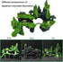 Tfwadmx Fish Tank Mountain View Decoration Aquarium Stone Ornament Bridge with Moss Tree House Cave for Small Fish Hide