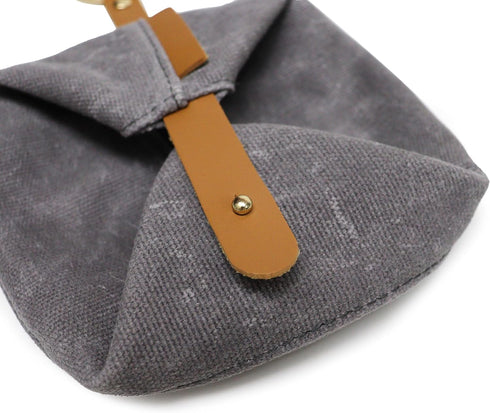 Waxed Canvas Foldable Dog Bowl - Green