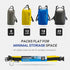 Stahlsac Abyss Drylite Dry Bag 12L, Yellow, Lightweight Waterproof Bag for Boating, Hiking, Kayaking