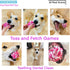Puppy Toys Small Rope Balls for Teething, Pink Chew Toy, Gift for Small and Medium Dogs, 3-Pack