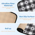 Dog Food Mats, Super Absorbent Non-Slip Bowl Mats, Easy to Wash Machine Washable 14''x24'' (2 Pack)