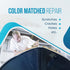 Set 4oz) Gelcoat Repair Kit Marine Fiberglass with Hardener, Coloring Agents & Tools Fix Scratches, Cracks & Chips on