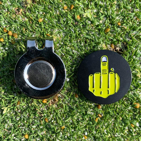 ONESHOTGOLF Golf Ball Marker - Hat Clips for Men Women Golfer, Removable Attaches Easily to Golf Cap
