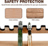6 Hantoptik Wood Handgun Pistol Rack with U-shaped Slots Stand Display Holder for Gun Safe, Gun Rack Storage Organizer