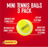 Ruffin' It Small Tennis Balls, 3 Pack Dog Toy for Park, Home, or Beach