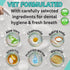(2 Pack). Pet Dental Finger Wipes for Dogs & Cats Dog Tooth Wipes & Toothbrush Alternative Easy Teeth Cleaning