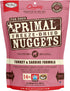 Primal Freeze Dried Dog Food Nuggets, Turkey & Sardine; Healthy, Grain Free, High Protein Raw Dog Food, 14 oz