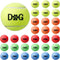 30 Pieces Tennis Balls for Dog Bulk, Colorful Interactive Pet Dog Gift for Play, Training, 2.5 Inch Easy Catching
