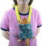 Adjustable Bearded Dragon Sling Chest Carrier Pouch, Prevents Reptile from Falling or Slipping from Your Body