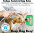 2-Pack XIGOU Dog Lick Pad, Large Licking Mat for Dogs, Slow Feeder Dog Licking Mat with Suction Cups. Boredom & Anxiety