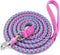 Reflective Dog Leash, Strong Nylon Rope Braided Heavy Duty for Large and Medium Dogs, 10ft, Pink