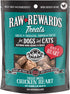 Northwest Naturals Raw Rewards Freeze-Dried Chicken Heart Treats for Dogs and Cats - Healthy, 3 Oz, Human Grade