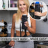 5 Made Easy Kit Water Bottle Carrier Insulated Neoprene - Adjustable Padded Shoulder Strap - Sling Pouch for Glass