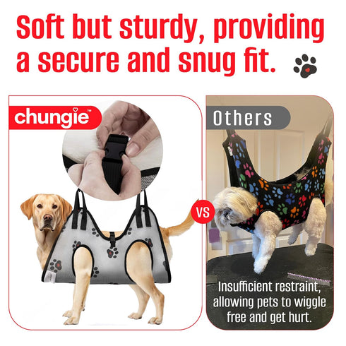 Hammock Trimming Hammock Spacing:15-18.5 W:85lb) Dog Grooming for Dogs Dog Restraint for Nail with Pet Nail Clipper Dog