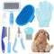 VCZONE Small Animal Grooming Set: Pet Nail Clipper & File, Flea Comb,