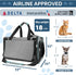 Cat Carrier American, Airline Approved Soft-Sided Pet Travel Bag for Medium Cats 15+ lbs, Small Dogs Under 15 Pounds