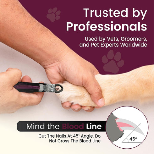 Trimmer, Resco Dog Nail Clippers USA-Made Professional Guillotine Candy Series with Replacement Blade System All Breeds