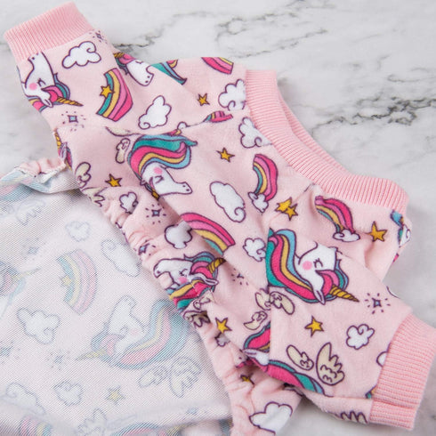 CuteBone Small Dogs Outfit - Soft Puppy Onesies Pjs Dog Pajamas Pet Coat for All Seasons P67S