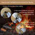 Fire Starter for Campfires, Flint and Steel Kit, Ferro Rod Survival Kit with Fast Fire Stick
