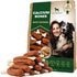 Dog Chew Treats Calcium Bones Wrapped Chicken & Rawhide Free - Grain Free Snacks for Training Dogs