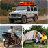 Backpack 60L/80L MIER Waterproof Duffel Bag Motorcycle Dry Bag Large Roll-Top Heavy Duty Dry Duffle Bags for Kayaking