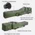 FUSIGO Fishing Rod Case Bag, 4.27ft Waterproof Fishing Rod Reel Organizer, Large Capacity Travel Bag