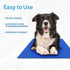 Hugs Pet Products Chillz Gel Mat, Large - Non-Toxic Pressure-Activated Cooling Pad for Pets, Ideal for Home, Travel &