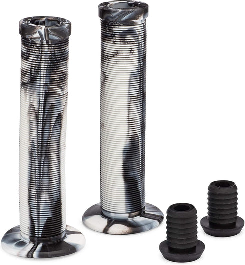 Ronin Grip with Flange - Flanged BMX Bike and Scooter Handlebar Grips with End Plugs