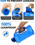 VENNERLI Half Gallon Water Bottle 2.2L, Large Sports Water Bottle with Handle, BPA-free, Leakproof Hydro Bottle
