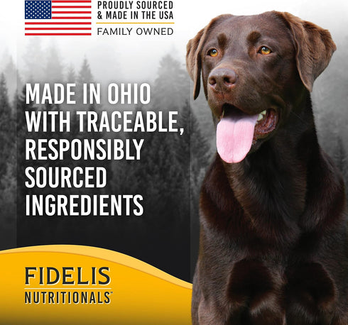 FIDELIS Freeze Dried Dog Treats for Large & Small Dogs, Made with USA Raw Chicken Liver - 4 oz