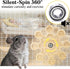 Chinchilla Chinchilla Rotating Natural Wood Chew Toys for Teeth, Interactive Enrichment Toys, Hanging Exercise Toys