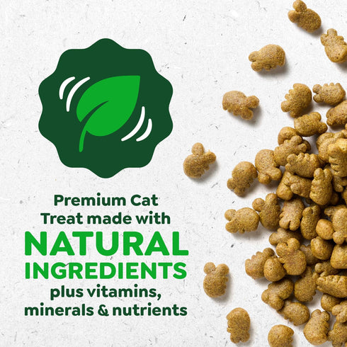Veterinarian-Recommended 4.6 oz. Greenies Cat Treats, Feline Adult Natural Dental Cat Treats, Oven Roasted Chicken