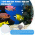 Shappy 15 Pcs Aquarium Filter Mesh Bags - 150 Micrometer Fine Filter Media Bags with Zipper