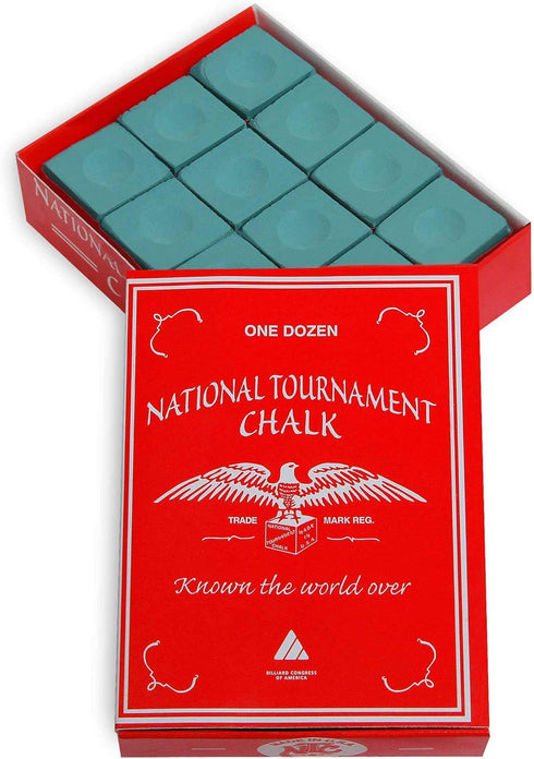 Premium Chalk Silver Cup National Tournament Pool Cue Billiard - ONE Dozen