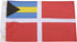 Seachoice Bahamas Courtesy Flag - 12 in. x 18 in., Nylon