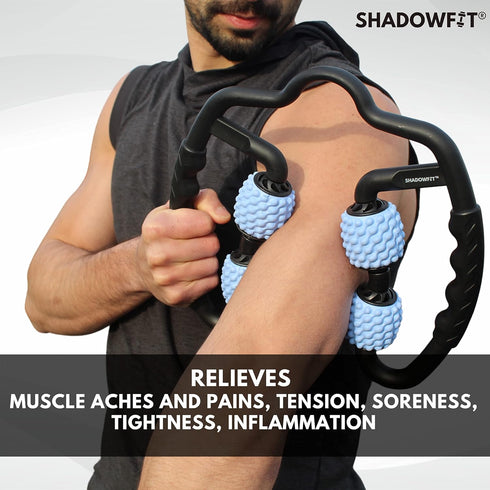 Muscle Massager Roller, Trigger Point Foam Roller for Calves, Legs, Arms, Deep Tissue Massage Tool