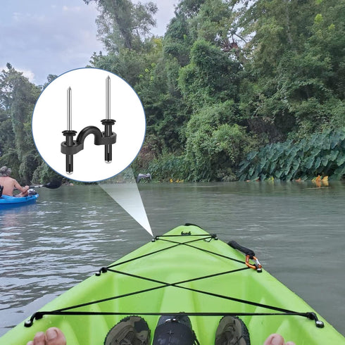 HLOGREE Kayak Handles 2/4 Pack, Replacement Handles with Rivets for Emotion/Pelican/Hobie/Lifetime Kayaks