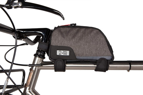 Two Wheel Gear Commute Top Tube Frame Bag - 1 L, Water Resistant Gas Tank Style Bike Bag