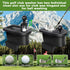 Golf Cart Ball Washer and Club Cleaner Kit with Side Bracket, Universal & Detachable for EZGO, Club Car, Yamaha
