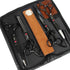 GEMEK 7.0in Titanium Professional Dog Grooming Scissors Set, 6 in 1 for Dogs and Cats