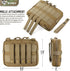 WYNEX Tactical Admin Molle Pouch, Medical EDC Utility Bag for Hiking Belt Bags