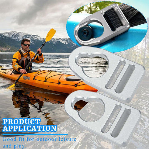 Upgrade Aluminum Strap Replacement Buckle Clip - Compatible with Kayak Seat, Nylon Webbing Straps, Fit for Lifetime