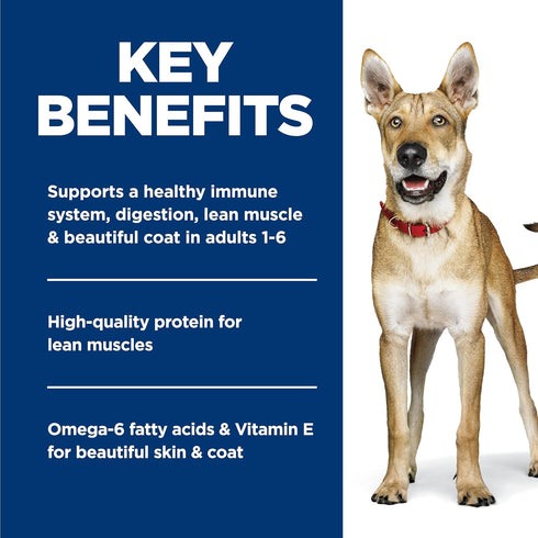1-6 13 oz. 12-Pack Hill's Science Diet Adult Wet Dog Food, Beef & Barley, Cans