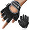 FIGHTECH Workout Gloves for Men and Women, Fingerless Weight Lifting Gloves with