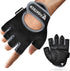 FIGHTECH Workout Gloves for Men and Women, Fingerless Weight Lifting Gloves with