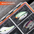 KastKing HyperSeal Waterproof Tackle Box, 3600 and 3700 Tackle Trays, Fishing Box Organizer with Removable Dividers