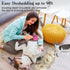 Self-Cleaning Pet Grooming Brush, Skin-Friendly Deshedding Tool for Dogs & Cats, Removes Loose Hair and Tangles